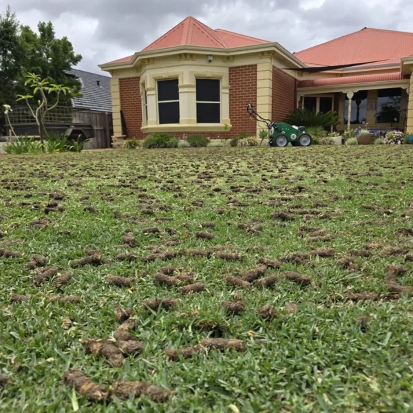 Healthy, aerated lawn maintained by Aveley Lawn Maintenance.